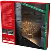 Image de Konstsmide 1783-787 Silhouette LED en métal avec pied en bois et 100 diodes ambrées Noir Transformateur intérieur 2 W Câble noir 2 W