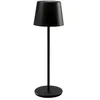 Image de Konstsmide Vence 7888-750 Lampe de table LED sans fil pour intérieur/extérieur Noir 11,5 x 32 x 11,5 cm