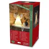 Image de Konstsmide 1809-202 Ange en papier mini avec câble de raccordement avec interrupteur on/off sans ampoule, support de lampe E14 230 V, intérieur et câble blanc