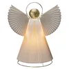 Image de Konstsmide 1810-202 Large Paper Angel with Connection Cable with On/Off Switch (Bulb Not Included) E14 Lamp Holder 230V Indoor White Cable