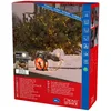 Image de Konstsmide Guirlande lumineuse à micro-LED avec enrouleur de câble, noir-rouge, 400 diodes blanc chaud, Transformateur extérieur 30V, Câble souple noir - 3834-107