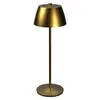 Image de Konstsmide 7840-801 Eze Lampe de table LED sans fil pour intérieur/extérieur Doré mat 11 x 32 x 11 cm