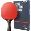Image de STIGA Raquette de Ping Pong Royal Carbon 5 Star - Raquette de Tennis de Table 5 Étoiles, Bois 5+2 Plis avec Fibre de Carbone, Revêtement ITTF, Technologie Touch Carbon, Manche Concave