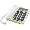 Image de Doro Phone Easy 312Cs Téléphone analogique Identification de l'appelant Blanc 5640