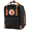 Image de Fjällräven Kånken Mini Black - Rainbow Pattern