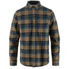 Image de Fjällräven Homme Singi Heavy Flannel Shirt, Dark Navy/Buckwheat Brown, S