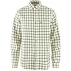 Image de Fjällräven Övik Flannel Shirt, Blanc Craie/Vert Laurier, S Hommes