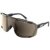 Image de POC Devour Mid Lunettes de Soleil, Uranium Black/Clarity Trail/Partiellement Sunny Silver, Taille Unique Mixte