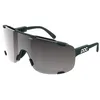 Image de POC Devour Mid Lunettes de soleil unisexes, vert pargasite/Clarity Road/Sunny Silver, taille unique