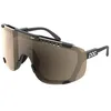 Image de POC Devour Lunettes de Soleil, Uranium Black/Clarity Trail/Partly Sunny Silver, Taille Unique Mixte