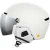 Image de POC Obex Visor, kaski narciarskie dla doros ych, Hydrogen White/Clarity Universal/Partly Sunny/Silver, M-L (55-58 cm)