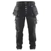 Image de Blåkläder X1900 Pantalon De Travail Baggy En Denim Stretch 1999 - Noir - Taille 44 (XS)