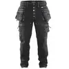 Image de Blåkläder X1900 Pantalon De Travail Baggy Denim Stretch 1999 - Noir - Taille 50 (M)