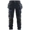Image de Blaklader 19901141 Pantalon Artisanal Extensible X1900, Marine/Noir, Taille C48