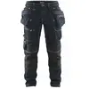 Image de Blåkläder X1900 Work Trousers Denim Stretch 1990 - Bleu Marine/noir - Taille 48 (M)