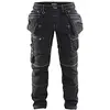 Image de Blaklader 19901141 Pantalon artisanal extensible X1900, Marine/Noir, taille D84