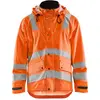 Image de Blaklader 43272005 VESTE DE PLUIE HAUTE VISIBILITÉ NIVEAU 3, Orange, taille M