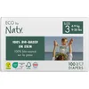 Image de Naty Couches Ecologiques pour Bébé - Couches écologiques à base de plantes, parfaites pour la peau sensible de bébé et qui empêchent les fuites (Taille 3-100 couches)