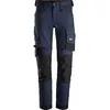 Image de AllroundWork Pantalon de travail stretch EN 14404 44 Bleu marine/noir