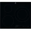 Image de Electrolux LIT60336 - Plaque à induction biseautée extra-plate à 3 zones, fonction pont, chauffage rapide automatique, connexion avec hotte compatible, minuteur, contrôle tactile, noir, 60 cm