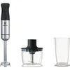 Image de Electrolux Create 5 Mélangeur par immersion E5HB1-6SS avec fouet, gobelet et mini hachoir à plusieurs vitesses, fonction turbo, poignée confortable, 800 W, acier inoxydable