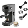 Image de Electrolux Machine à expresso à cappuccino Explore 6 E6EC1-6BST, la Technologie Thermo Block, Filtre 2 en 1 ou insert pour dosettes ESE, égouttoir amovible, Mousseur à lait, Noire