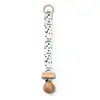 Image de Attache tétine en bois Dalmatian dots