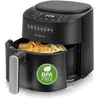 Image de Emerio Top AirFryer AF-129369 Grande friteuse numérique à air chaud, friteuse sans huile supplémentaire, volume 4,5 l, 8 programmes automatiques, Cool Touch, sans BPA, chauffage rapide, 1300 W
