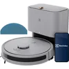 Image de Electrolux Aspirateur Robot avec Navigation Lidar, Aspiration Puissante 4000Pa et Lavage 2-en-1, Vidage Automatique de la Poussière, 140 Min d'Autonomie, Détection des Obstacles, ER71UW2UG, Gris