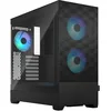 Image de Fractal Design Pop Air RGB - Boitier Mid Tower ATX, Facade en Maille, Verre Trempé, 3 Ventilateurs Aspect 12 RGB 120 mm Inclus, Noir
