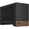 Image de Fractal Design Terra Graphite - Wood Walnut Front Panel - Small Form Factor - mITX Gaming Case   PCIe 4.0 Riser Cable   USB Type-C - Anodized Aluminum Panels