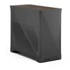 Image de Fractal Design Era 2 ITX PC Case in Charcoal - Aluminium anodisé élégant, Plateau en Noyer Massif, Compatible avec Les GPU 3 Slots, câble Riser PCIe 4.0 Inclus