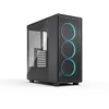 Image de Fractal Design Epoch Black RGB - Verre trempé Light Tint - Trois Ventilateurs Momentum 12 RGB Inclus - Intérieur spacieux - Prise en Charge ATX/mATX/ITX