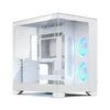 Image de Fractal Design Pop 2 Vision White RGB boîtier PC Gaming avec Verre panoramique   Conception Double Chambre   4 Ventilateurs RGB Reverse   ATX/E ATX/mATX/ITX