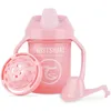 Image de Twistshake Mini Cup   Gobelet Anti-Déversement 230 ml avec Bec Souple et Mélangeur de Fruits   Tasse de Sevrage Anti-Fuite pour Bébé   Sans BPA   Rose