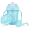 Image de Twistshake Mini Cup   Gobelet Anti-Déversement 230 ml avec Bec Souple et Mélangeur de Fruits   Tasse de Sevrage Anti-Fuite pour Bébé   Sans BPA   Bleu