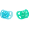Image de Lot de 2 sucette orthodontique Vert et bleu