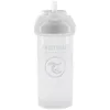 Image de Twistshake Tasse de Paille 360 ml   Gobelet Bébé avec Paille Anti-Fuite   Bouteille d’Eau Anti-Déversement pour Tout-Petits   Tasse de Sevrage Sans BPA   Blanc