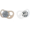 Image de Lot de 2 sucette orthodontique Gris et blanc