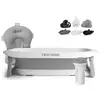Image de Kit Bain Baignoire + accessoires + jouets Gris et blanc