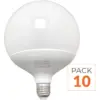 Image de Ampoule LED E27 18W 220V G95 300° - Pack de 10 - Blanc Froid 6000K - 8000K