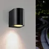 Image de Applique Murale Noire LED IP44 pour Ampoules GU10