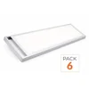 Image de Kit Saillie BLANC pour Panneau LED 120x30 Slim - Pack de 6
