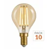 Image de Ampoule LED E14 Filament 4W G45 - Pack de 10 - Blanc Chaud 2300K - 3500K