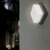 Image de Applique Murale Noire Carrée LED 12W IP65 - Blanc Neutre 4000K - 5500K
