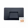 Image de Pack de 10 - Balise LED saillie 3W 220V 120° Noire IP44 pour Escalier - Blanc Neutre 4000K - 5500K