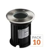 Image de Spot LED Extérieur Encastrable IP65 pour Ampoule GU10 - Pack de 10