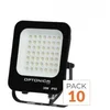 Image de Projecteur LED Extérieur SMD 30W IP65 Noir - Pack de 10 - Blanc Froid 6000K - 8000K