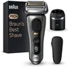 Image de Braun Series 9 PRO+ 9565cc, Rasoir Électrique Pour Homme, 5 Éléments De Rasage, Tondeuse De Précision Intégrée, Station SmartCare, Étanche, 60 Min D'autonomie, Fabriqué En Allemagne, Graphite