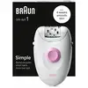 Image de Braun Epilateur rose, blanc